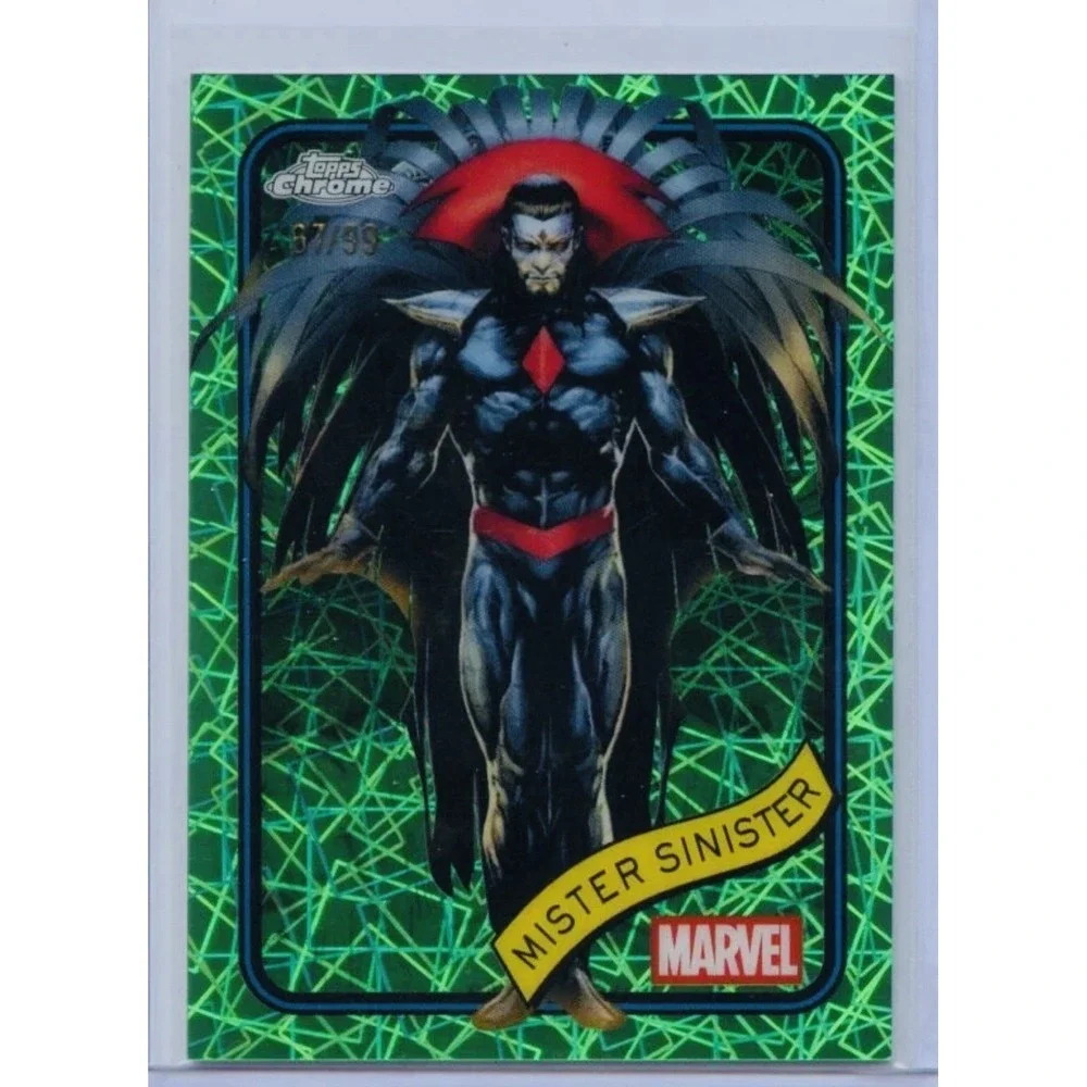 2025 Topps Chrome Marvel Mister Sinister Green Refractor #155 /99